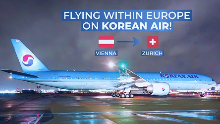 TRIPREPORT | Korean Air (ECONOMY) | Vienna - Zurich | Boeing 777-300ER -  YouTube